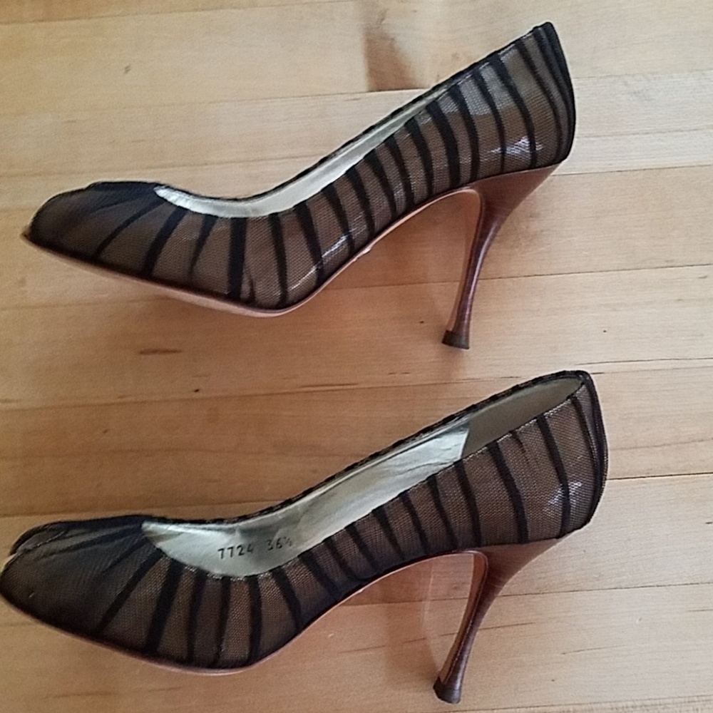 Dolce Gabbana Peep Toe Pumps